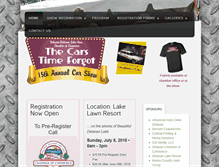 Tablet Screenshot of carstimeforgot.com